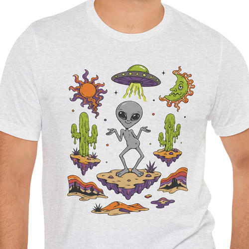 Desert Drift Alien T-shirt
