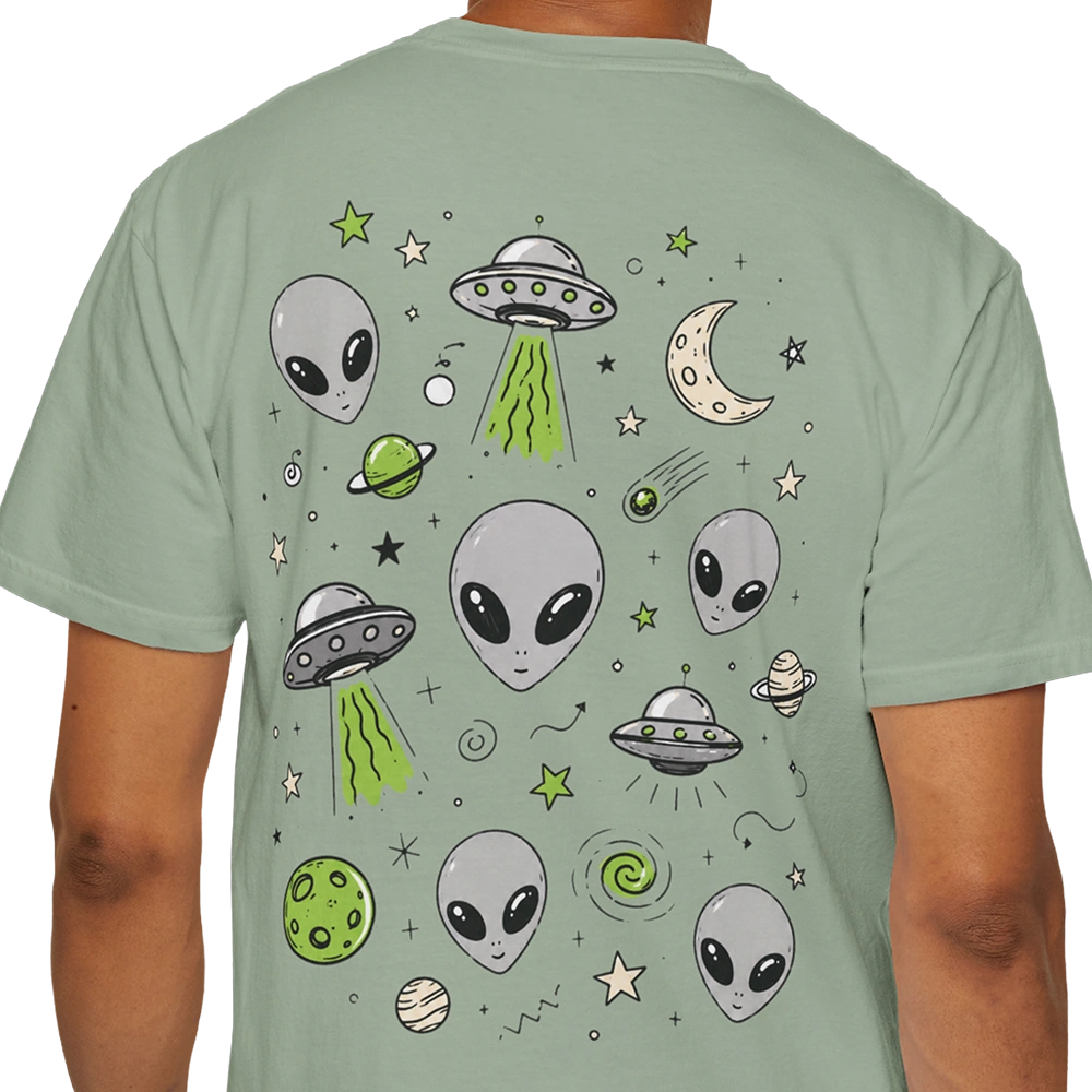 Space Doodles Alien T-shirt