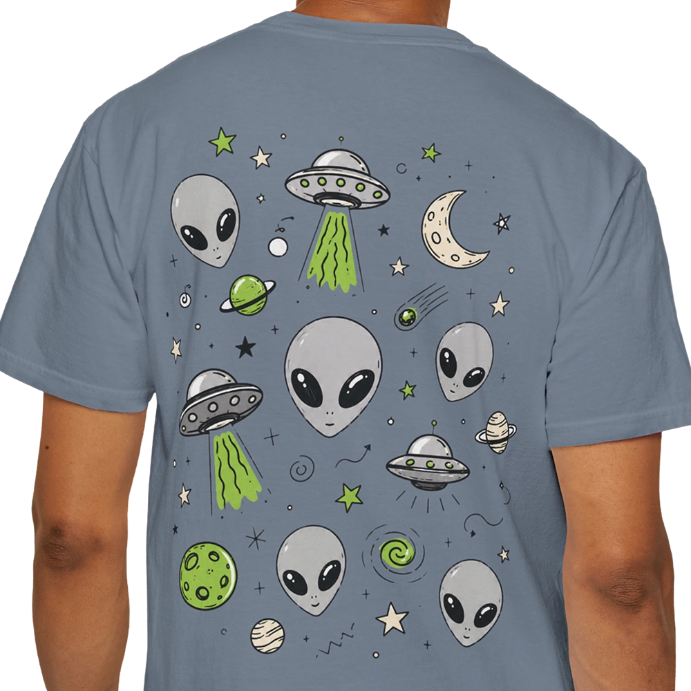 Space Doodles Alien T-shirt