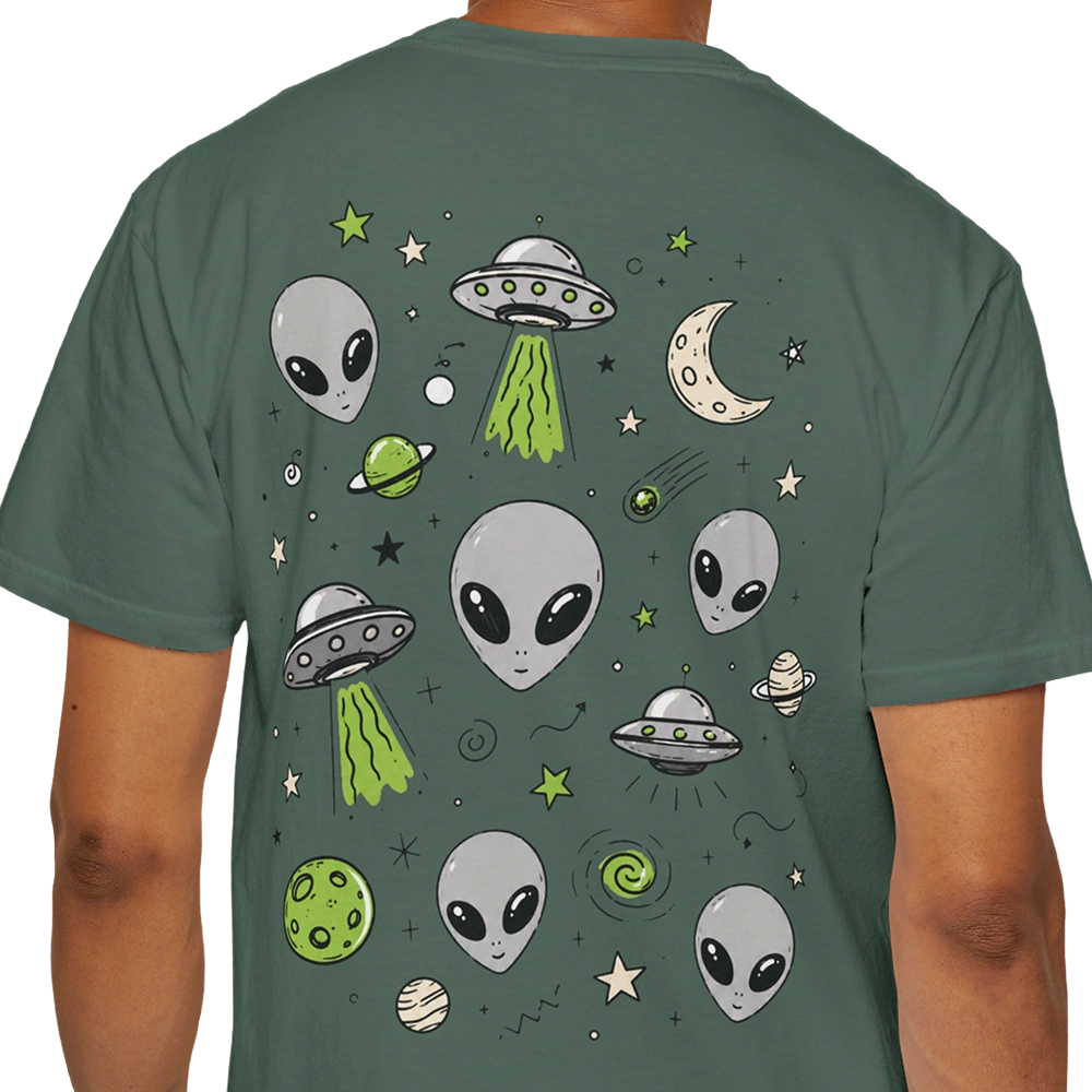 Space Doodles Alien T-shirt