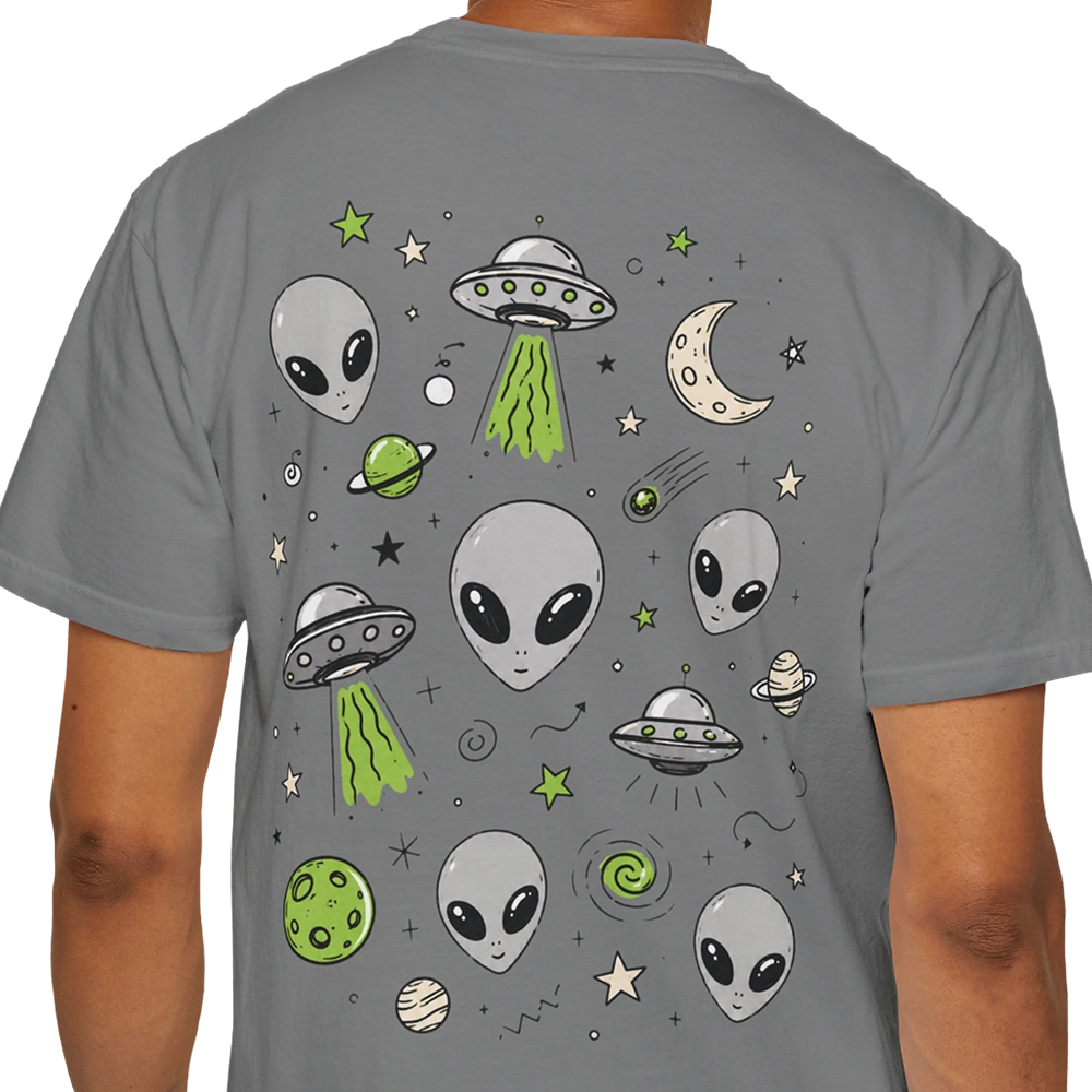 Space Doodles Alien T-shirt