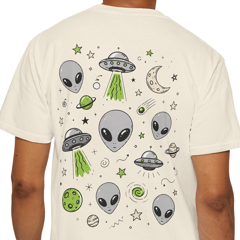 Space Doodles Alien T-shirt