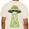 Snack Abduction Alien T-shirt