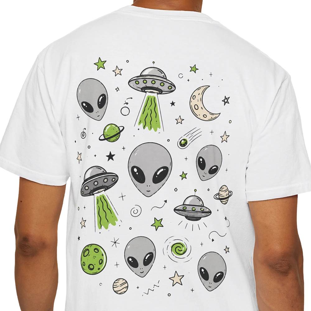 Space Doodles Alien T-shirt