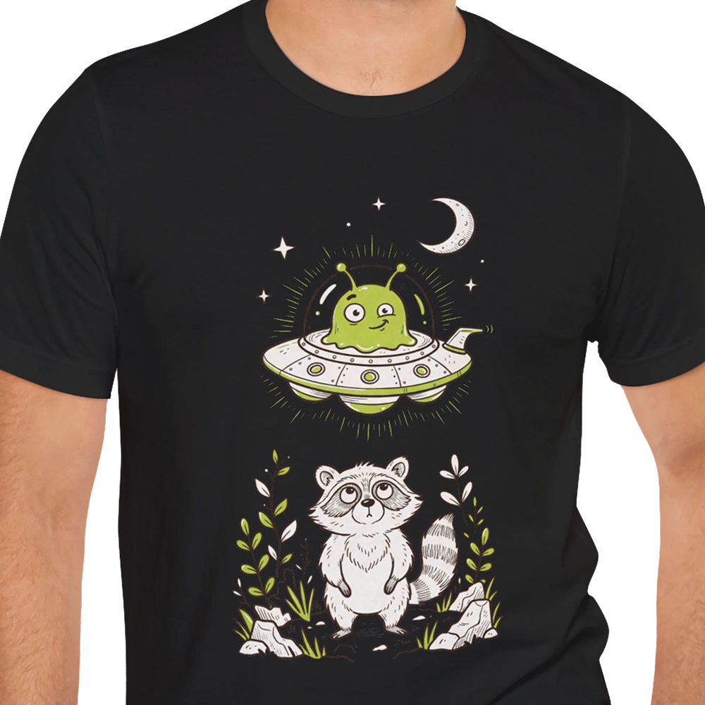 Trash Panda Contact Alien T-shirt