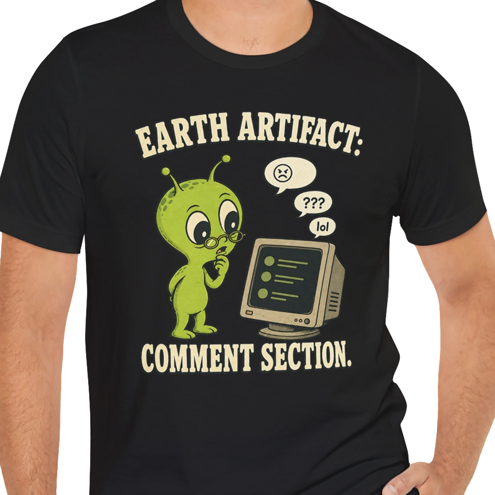 Comment Section Alien T-shirt