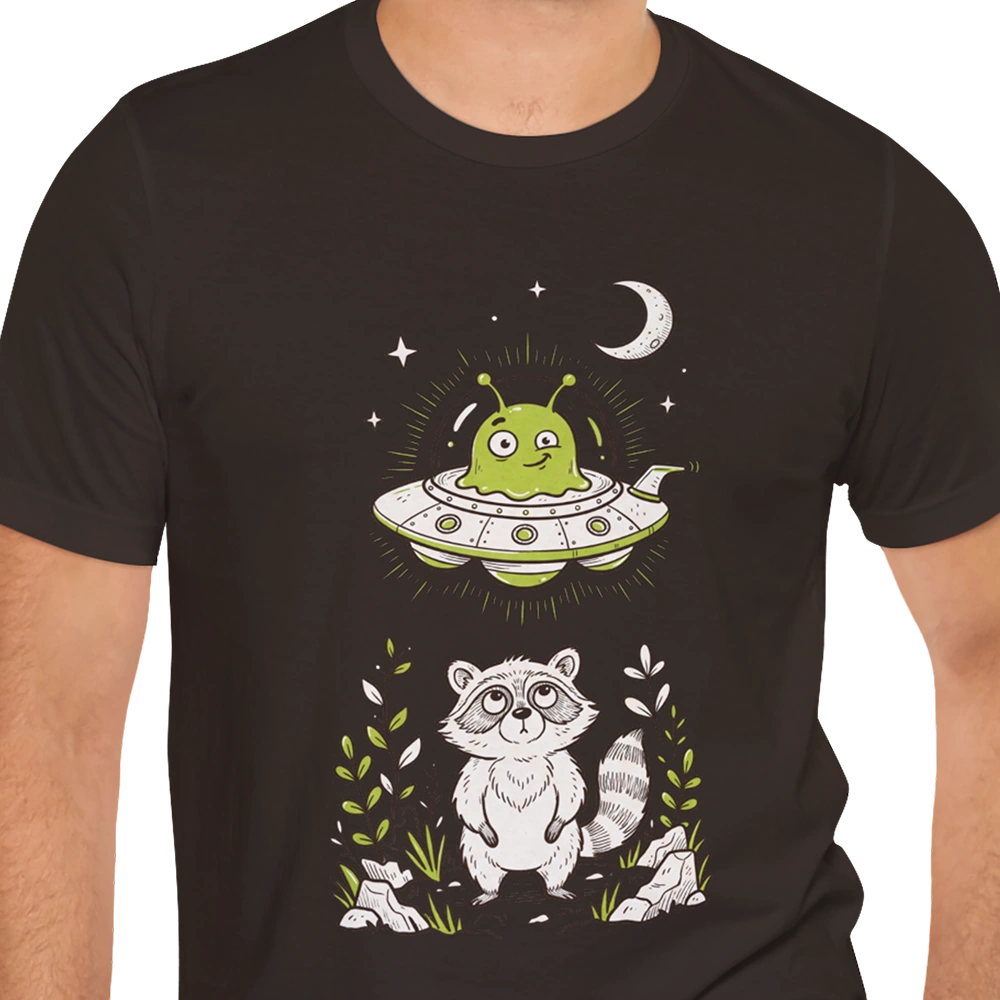 Trash Panda Contact Alien T-shirt