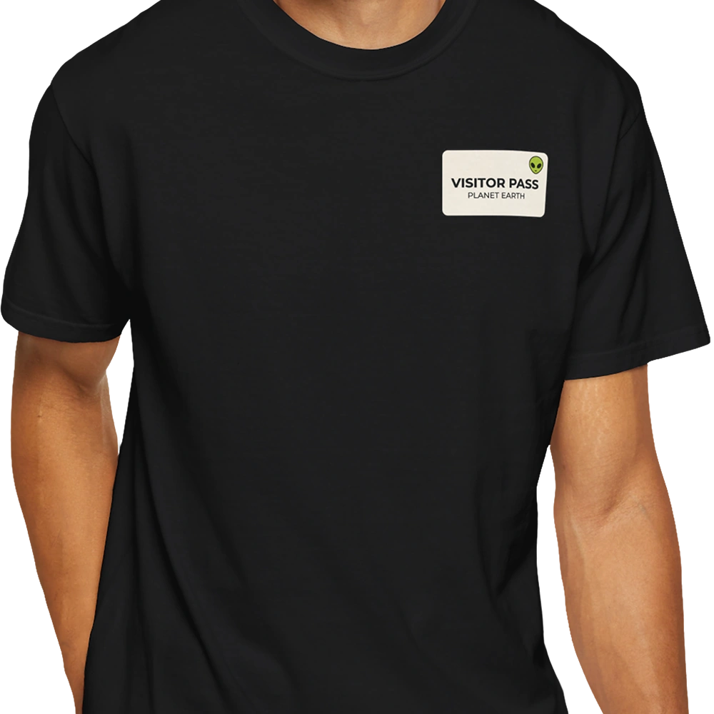 Visitor Pass Alien T-shirt