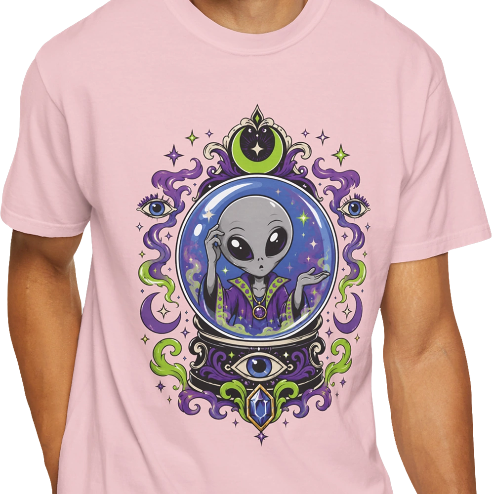Crystal Ball Alien T-shirt