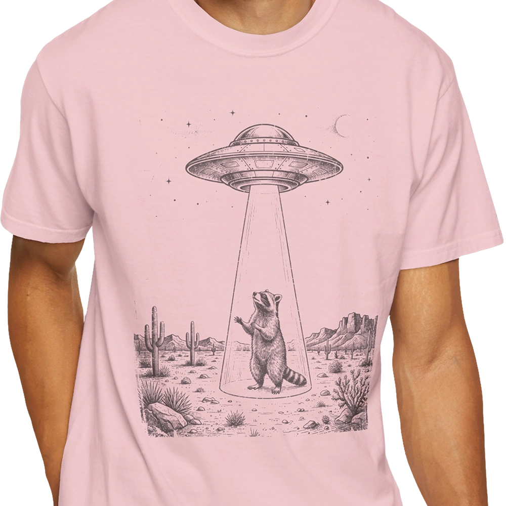 Desert Abduction Alien T-shirt