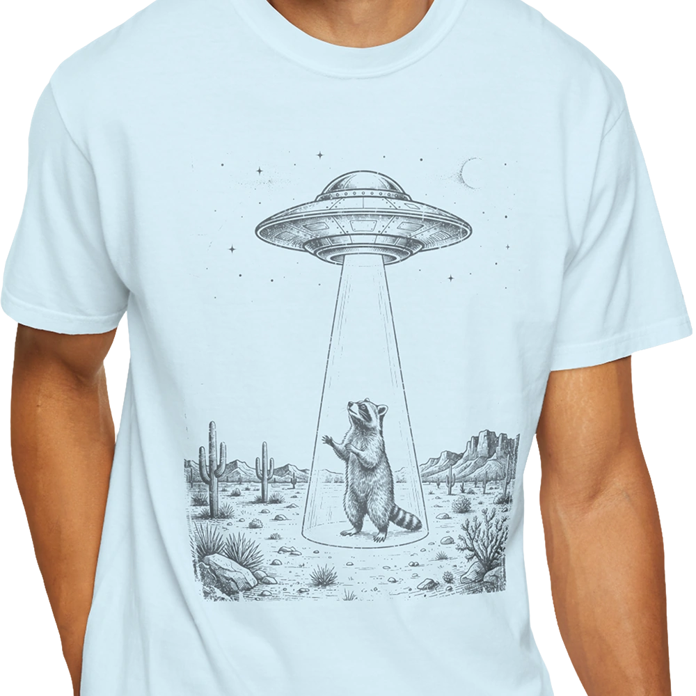 Desert Abduction Alien T-shirt