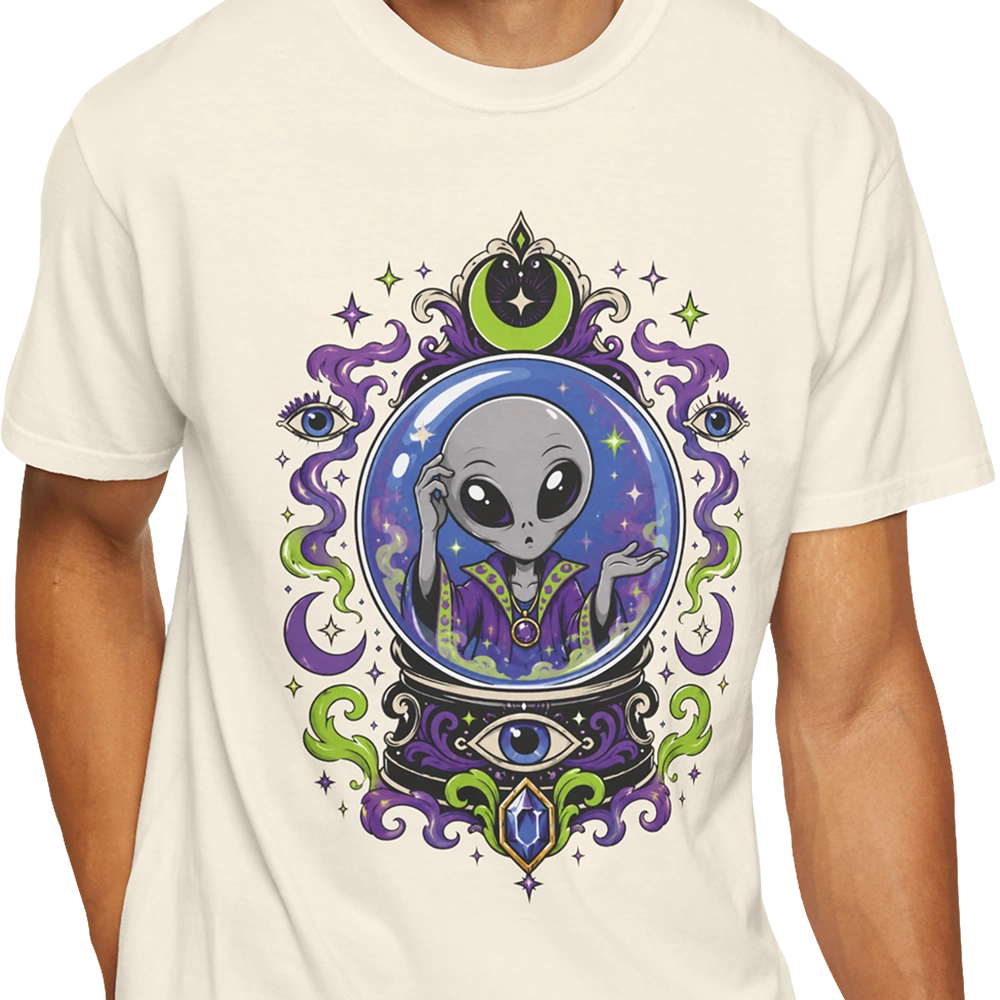 Crystal Ball Alien T-shirt