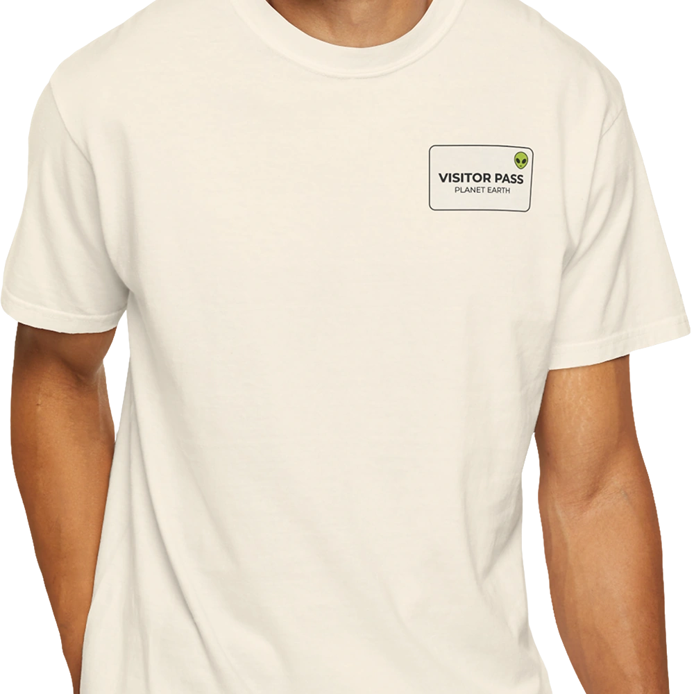 Visitor Pass Alien T-shirt