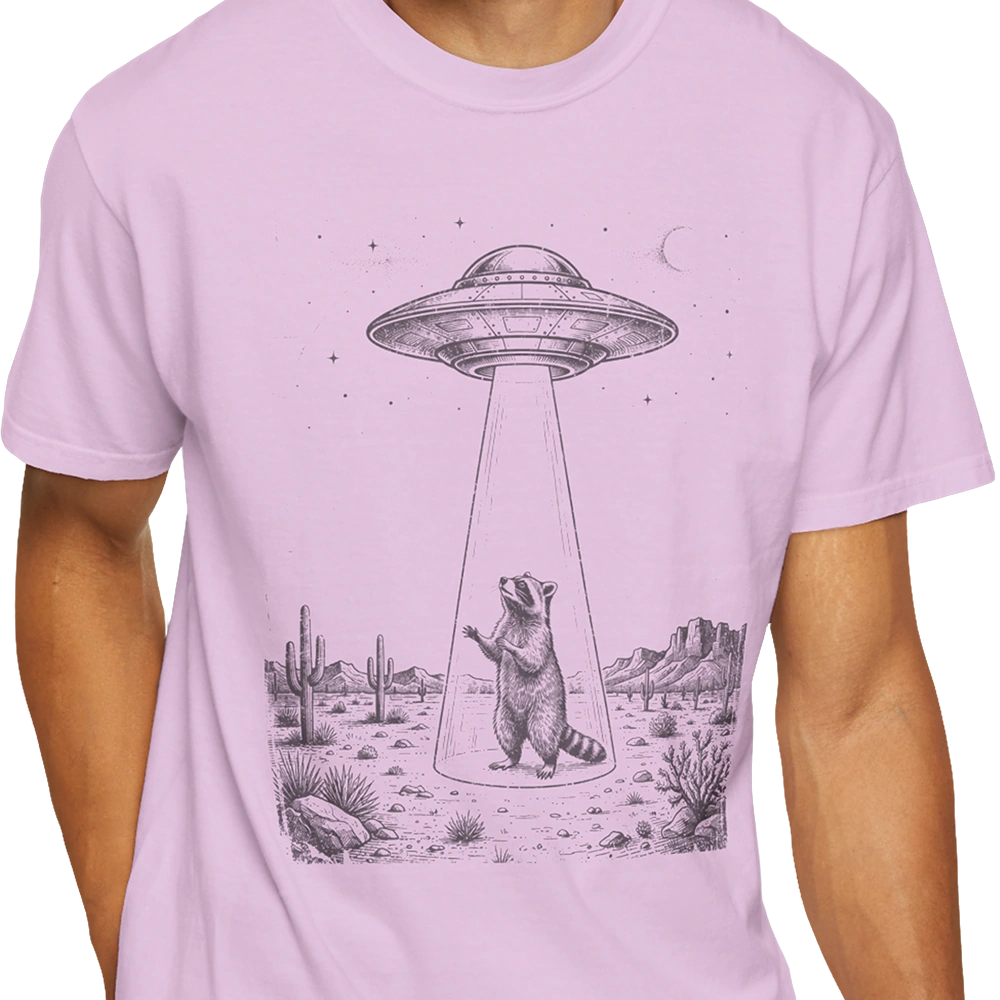 Desert Abduction Alien T-shirt