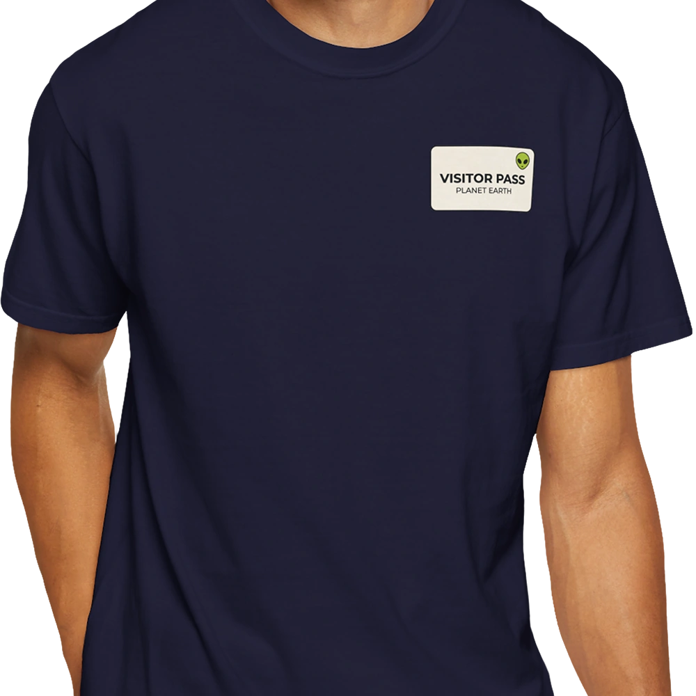 Visitor Pass Alien T-shirt