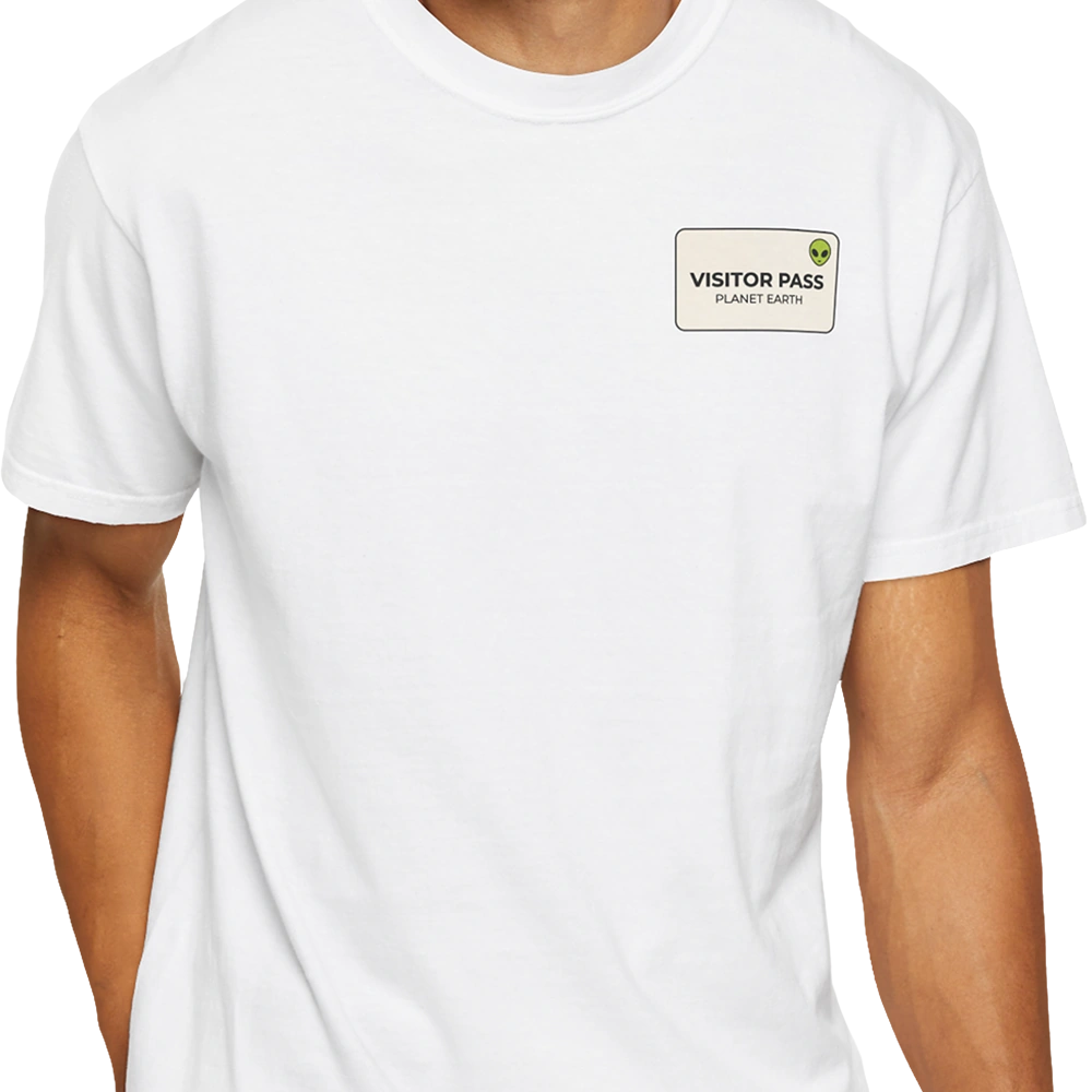Visitor Pass Alien T-shirt