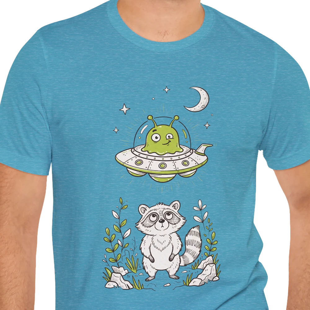 Trash Panda Contact Alien T-shirt