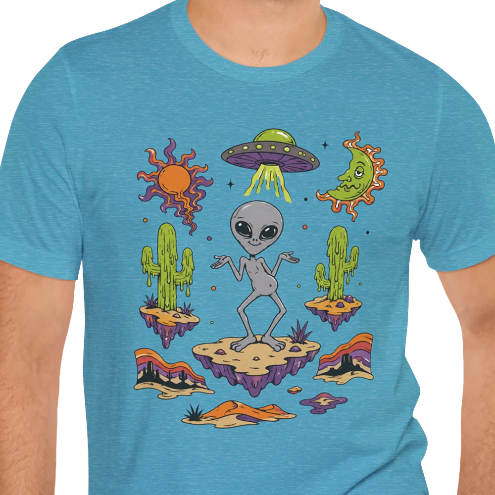 Desert Drift Alien T-shirt