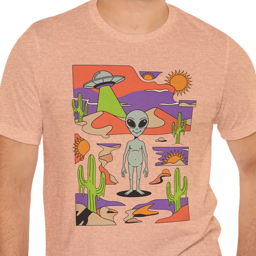 Desert Report Alien T-shirt