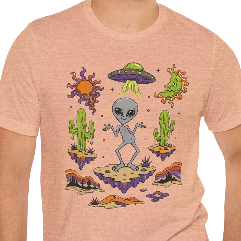 Desert Drift Alien T-shirt