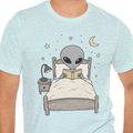 Bedtime Reading Alien T-shirt