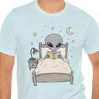 Bedtime Reading Alien T-shirt