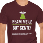 Beam Me Up Gently Alien T-shirt