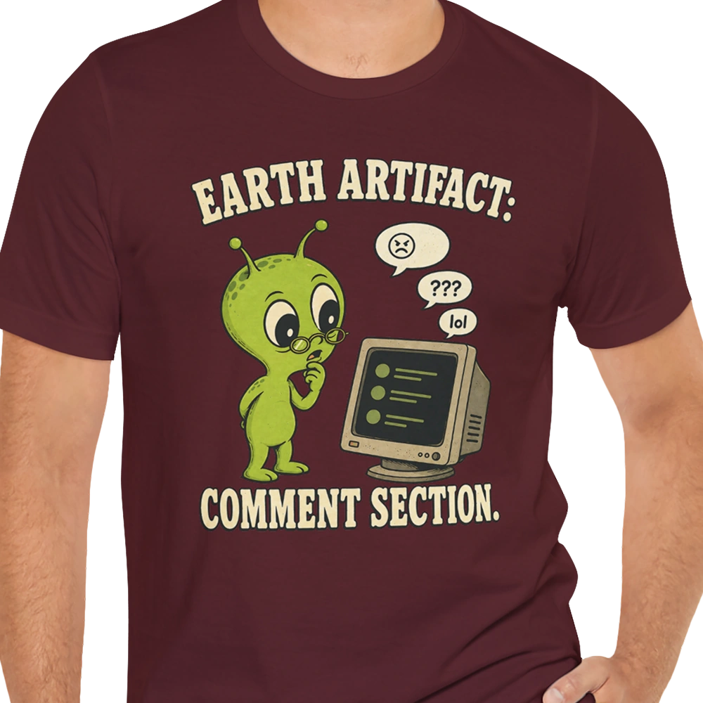 Comment Section Alien T-shirt