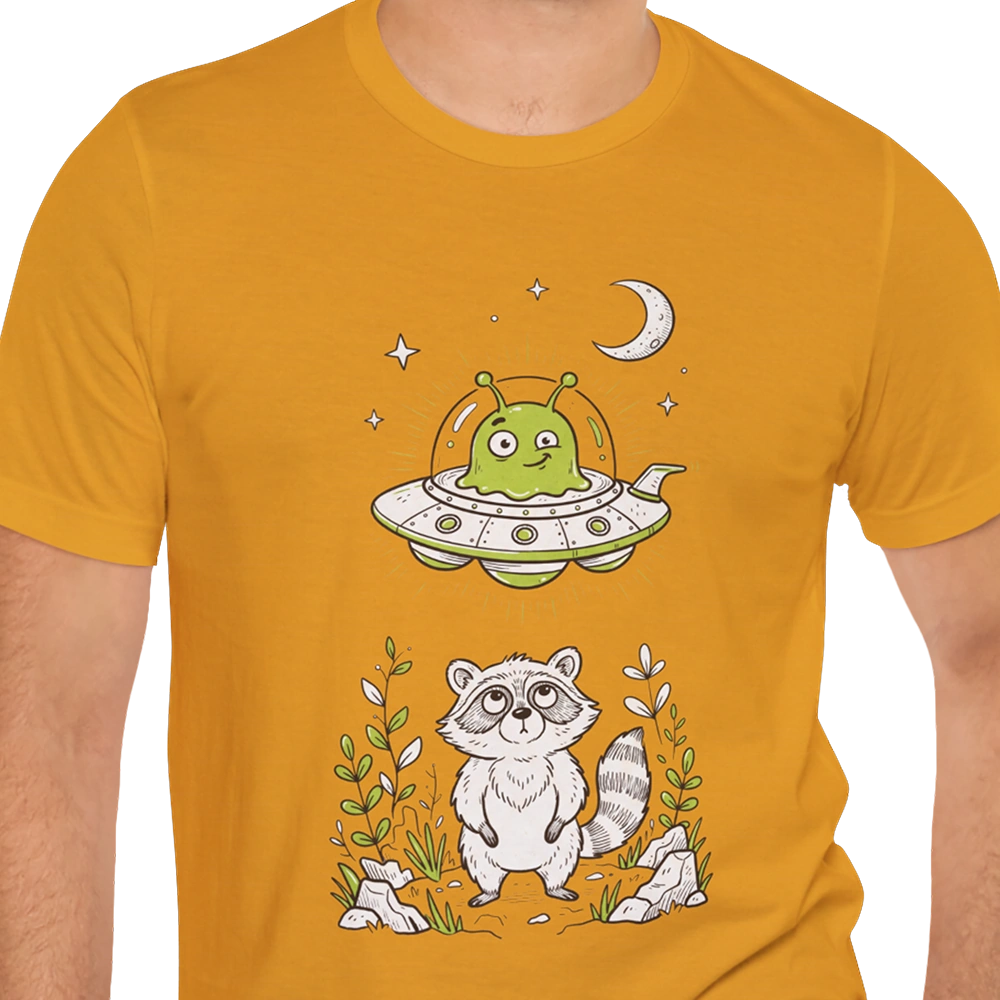 Trash Panda Contact Alien T-shirt