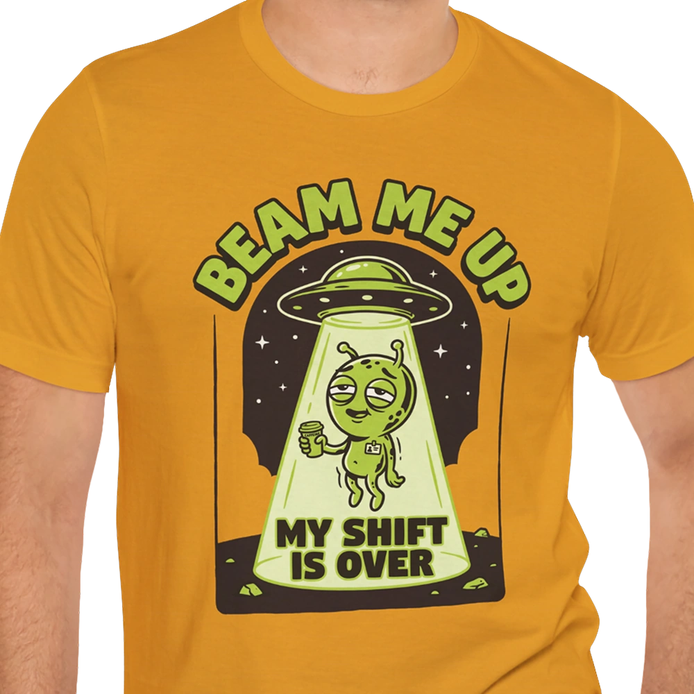 Shift's Over Alien T-shirt