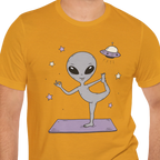 Cosmic Yoga Alien T-shirt
