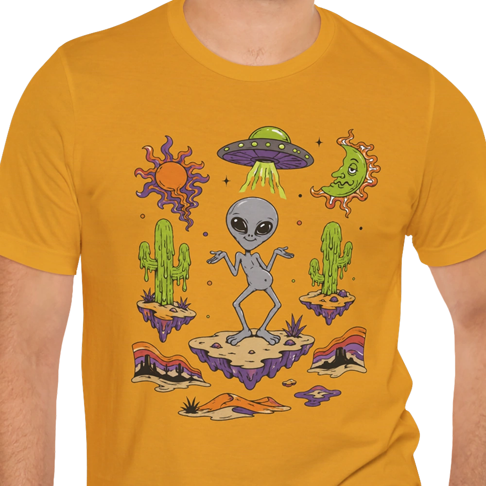 Desert Drift Alien T-shirt