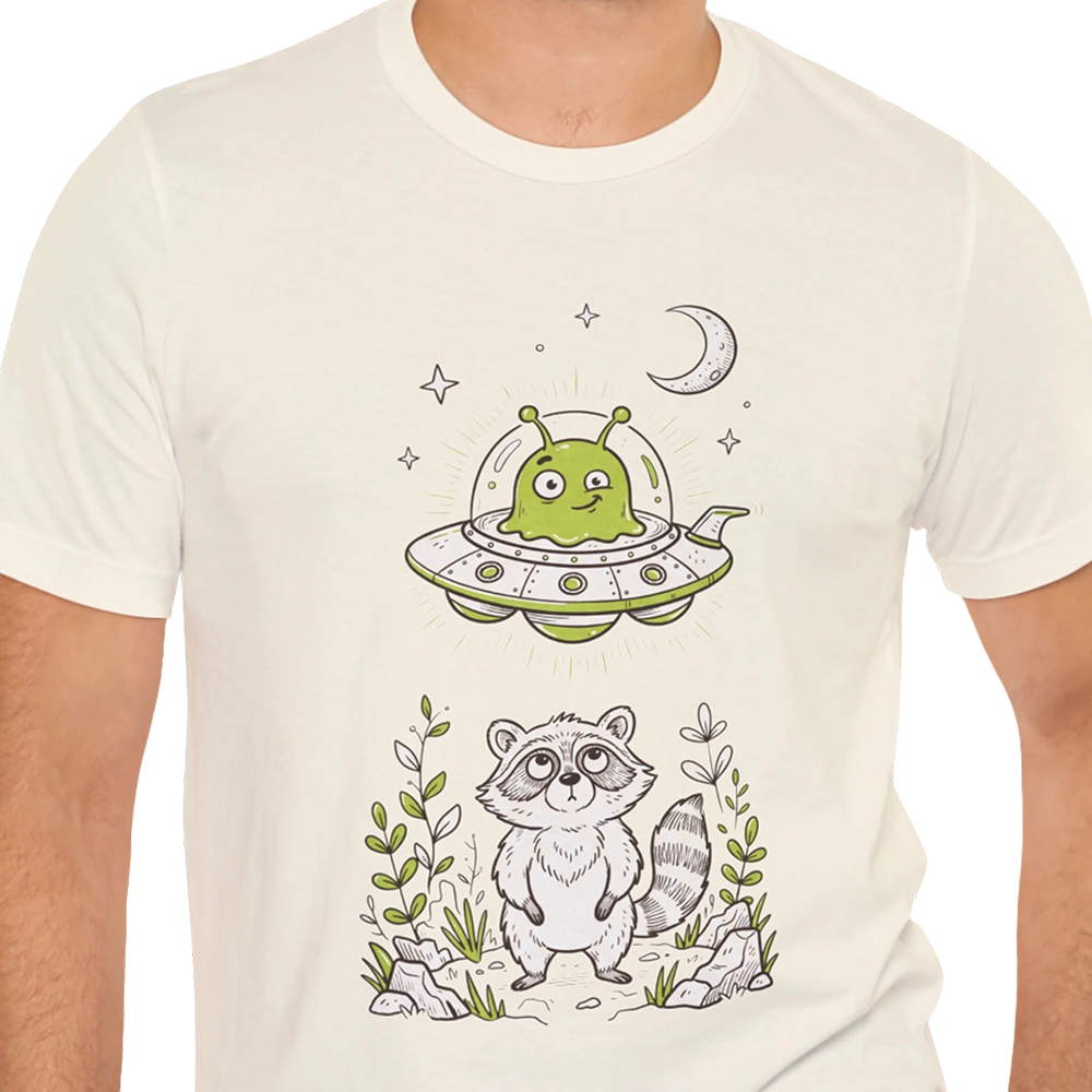 Trash Panda Contact Alien T-shirt
