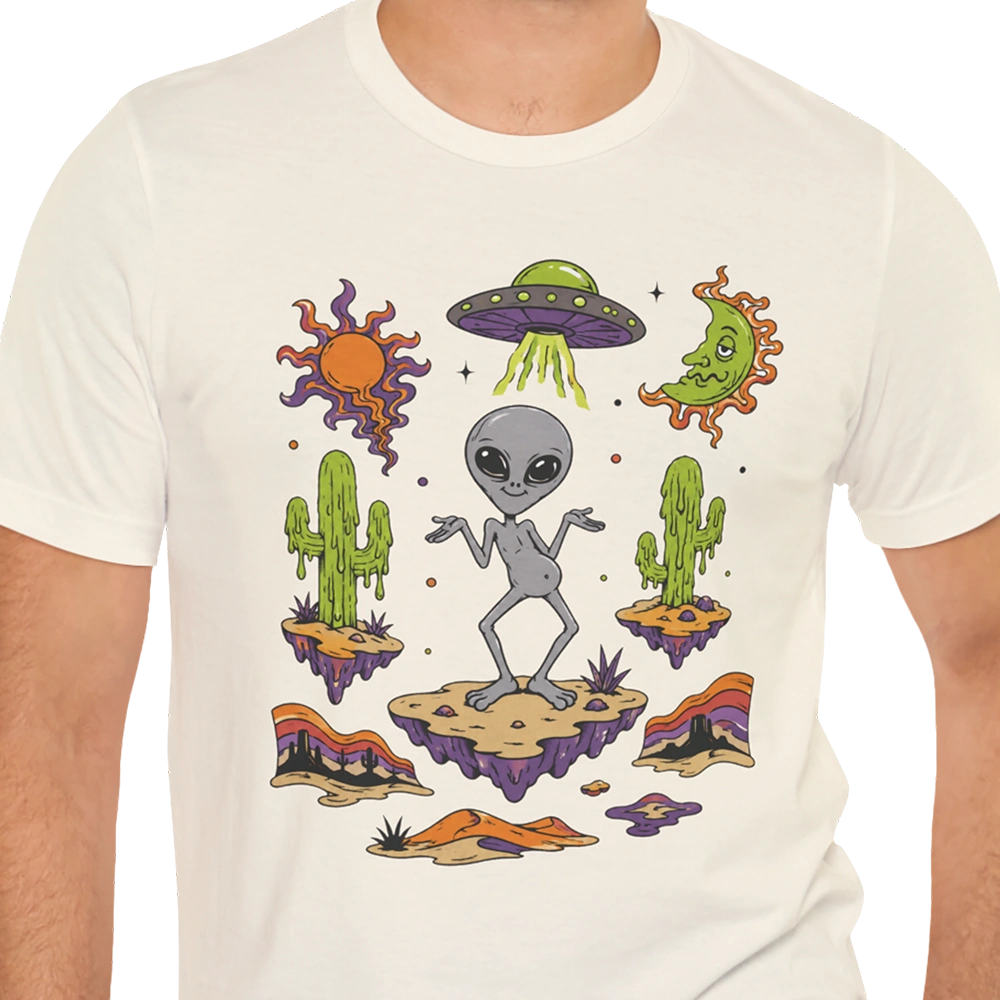 Desert Drift Alien T-shirt
