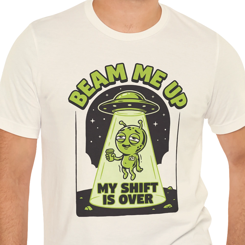 Shift's Over Alien T-shirt