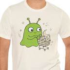 Grocery Run Alien T-shirt