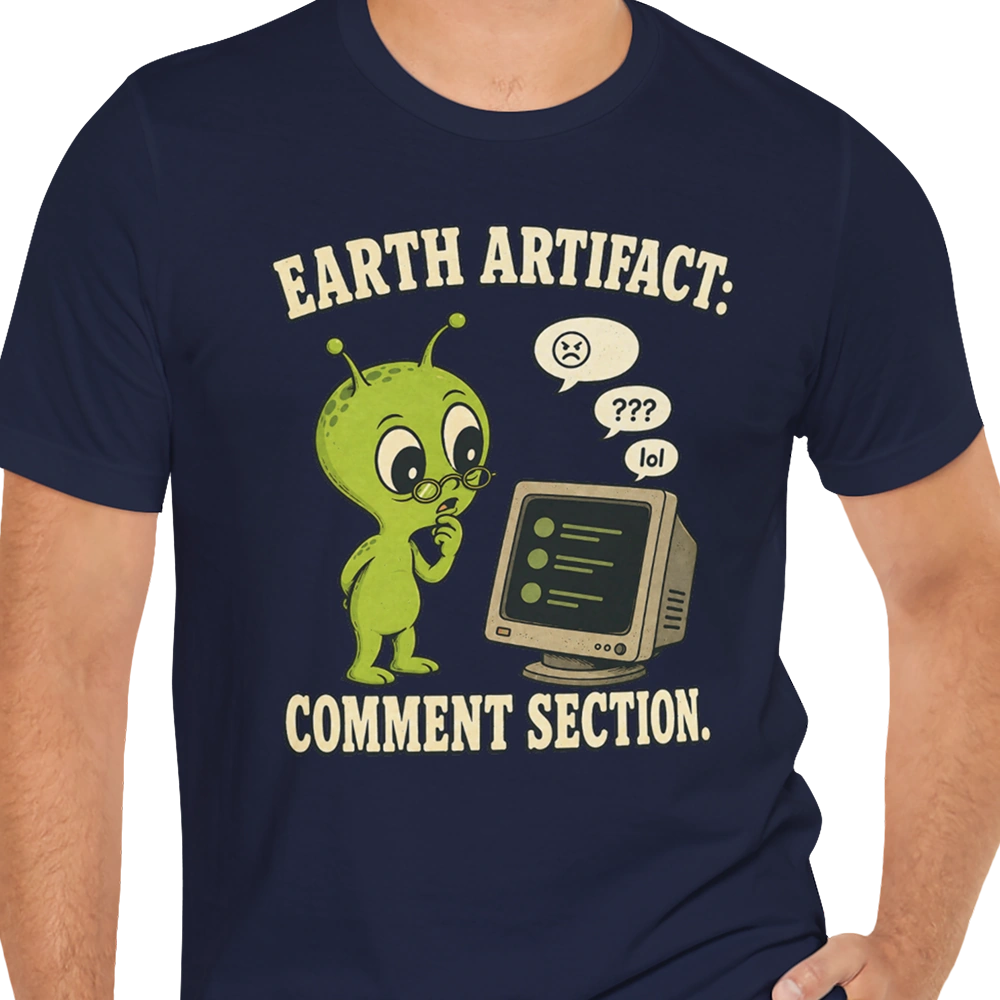Comment Section Alien T-shirt
