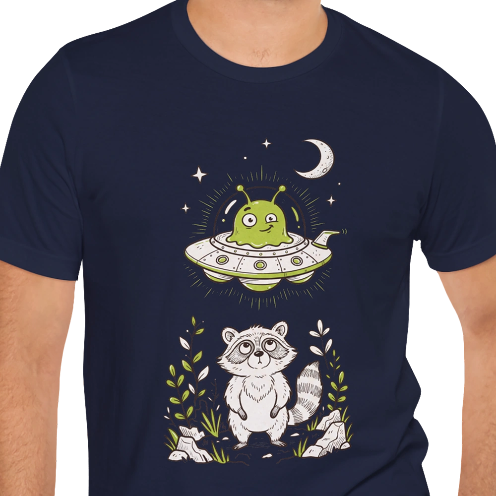 Trash Panda Contact Alien T-shirt