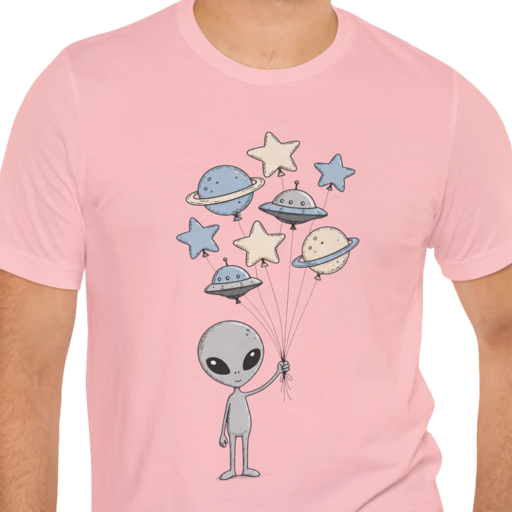 Space Balloons Alien T-shirt