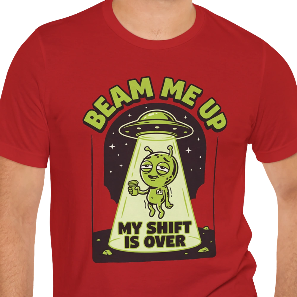 Shift's Over Alien T-shirt